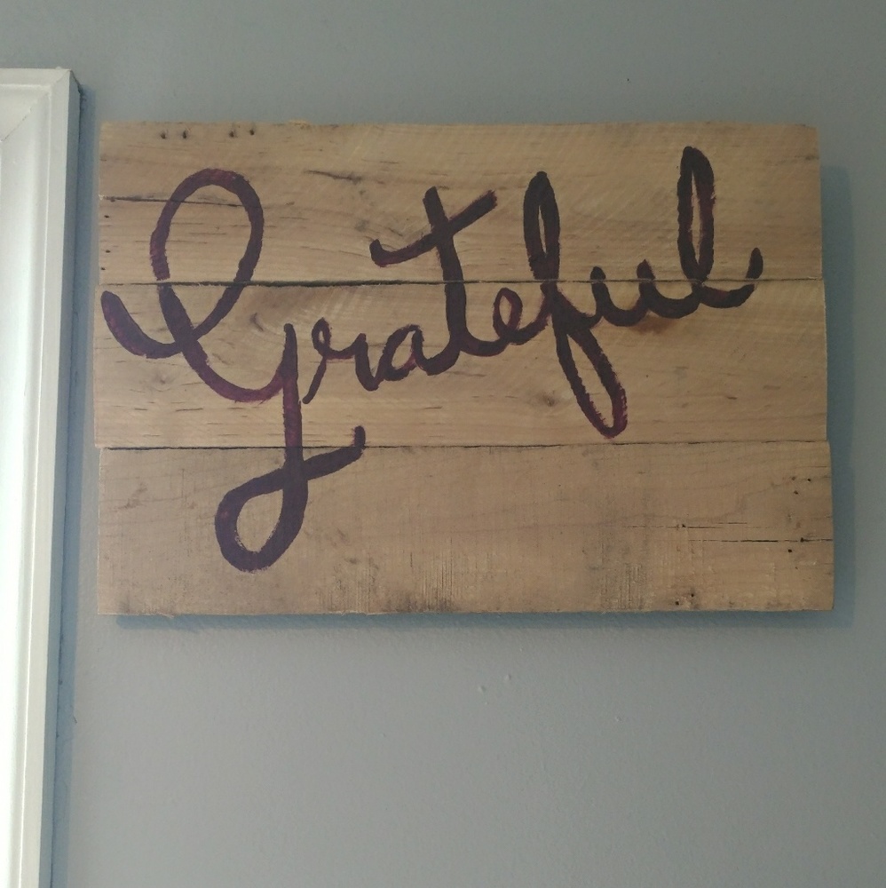 Palette Handmade "Gratitude" Board